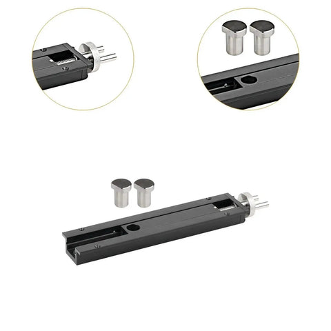 Hella Adjustable Aluminum Tail Vise Delivers Badass Woodworking Clamping Grip With No Sweat Bench Mount Setup showcasing the adjustable mechanism.