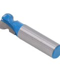 Top Grade Tungsten Steel Woodworking Router Bit for Quick Edge Trimming And Mortising Jobs With Durable 1/2 Inch Shank, showing side view.