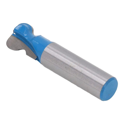 Top Grade Tungsten Steel Woodworking Router Bit for Quick Edge Trimming And Mortising Jobs With Durable 1/2 Inch Shank, showing side view.