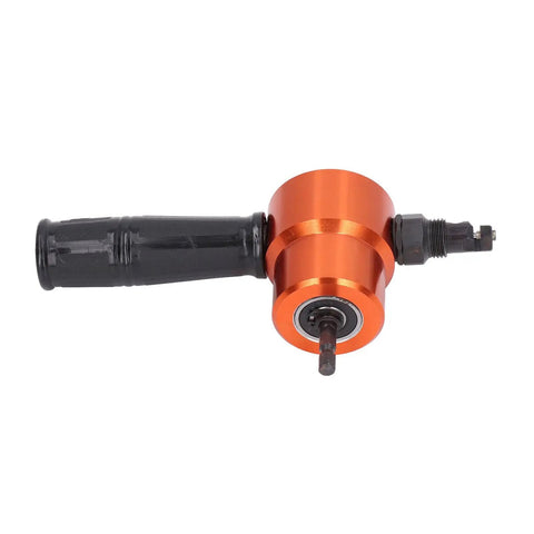 Double Headed Sheet Metal Nibbler Attachment for Drill 360 Cutter shown with metal cutting head