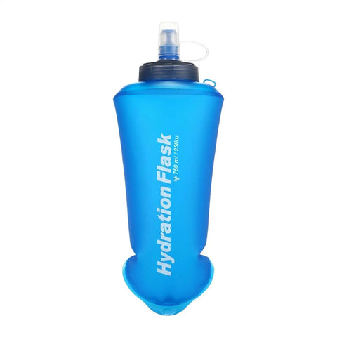 750ml Foldable TPU Hydration Water Bottle For Cycling And Outdoor Adventures, Lightweight Squeeze Bottle That Flat Packs When Empty