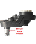 Dual Shaft High Torque Gear Motor For Kids Ride On Cars 12V 24V Upgrade Kit With Metal Gearbox Easy Install, Arduino Compatible