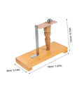 Inertia Demonstrator Hands On Pendulum Tool For Physics Classrooms with wood base and metal pendulum, size 18x8x12 cm