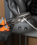 1000V Rated Insulated Side Cutting Pliers 9 Inch Built For Pros With High Leverage, Induction Hardened Knives, Made In USA in use