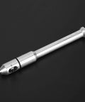 TIG Welding Pen for 1.0-3.2mm Wire, Silver White Alloy Precision Tool on dark background, high-grade accessory.