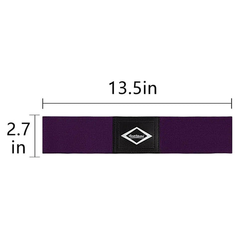 Purple Golf Swing Training Arm Band For Beginners, 13.5 inches long, 2.7 inches wide, Correct Arm Alignment Tool.