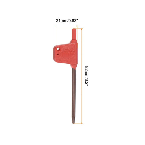 Badass M2.5 Torx Screws Delivering Twenty Pieces Of Drop Dead Tough 12.9 Alloy Steel Fasteners Packaged With A T8 Wrench for T8 driver socket.