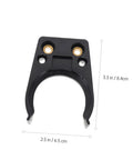 Tool Holder Clamp For Woodworking Engraving Machines Automatic Change System With Strong Clamping Force Heavy Duty Durable Aluminum Body Easy Quick Change Clip For Precise Engraving Projects, 3.3 in x 2.5 in
