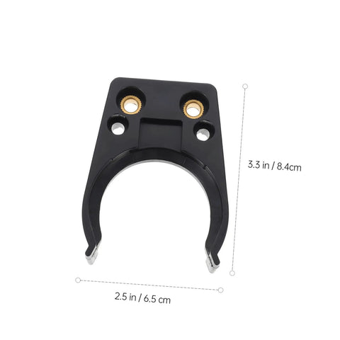 Tool Holder Clamp For Woodworking Engraving Machines Automatic Change System With Strong Clamping Force Heavy Duty Durable Aluminum Body Easy Quick Change Clip For Precise Engraving Projects, 3.3 in x 2.5 in
