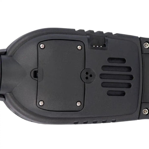 Back view of the Pro Plus 4.0 Dive Computer With Compass, showcasing casing details, Easy Read Display, Bluetooth Sync To DiverLog App.