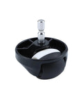 Roomba front wheel caster assembly with metal stem and black plastic housing for 500–900 series vacuums