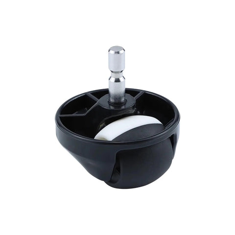 Roomba front wheel caster assembly with metal stem and black plastic housing for 500–900 series vacuums