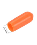 50 Pieces Rubber End Caps For 5mm Inner Diameter Round Tubes Vinyl Bolt Cap Cover Orange Protect Floors And Furniture From Scratches