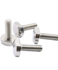 Stainless Steel T Shape Hammer Head Bolts for T Slot Systems M5 M6 M8 M10 M12 Set 1 2 5 10 Pieces Durable Fasteners for Chute Rail