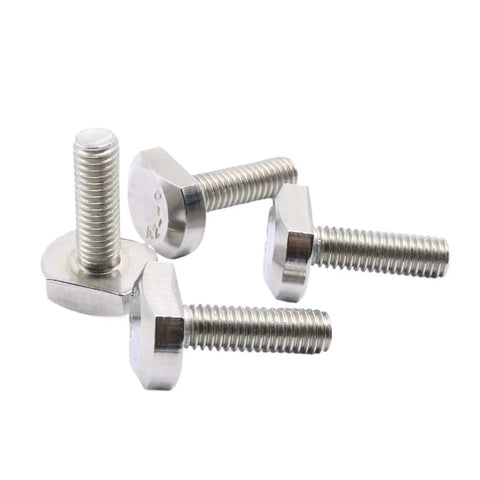 Stainless Steel T Shape Hammer Head Bolts for T Slot Systems M5 M6 M8 M10 M12 Set 1 2 5 10 Pieces Durable Fasteners for Chute Rail