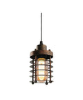 Three Pack Rustic Pendant Lights With Mini Metal Cage Shades In Bronze Finish Industrial Vibe Edison Style Hanging Fixtures For Kitchen Island Bar Foyer With Easy Hardwire Install close-up
