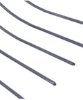 Close-up of a five-point design on a heavy duty iron grass fork, part of the Handheld Manure Fork for Lawn Care and Farm Work.