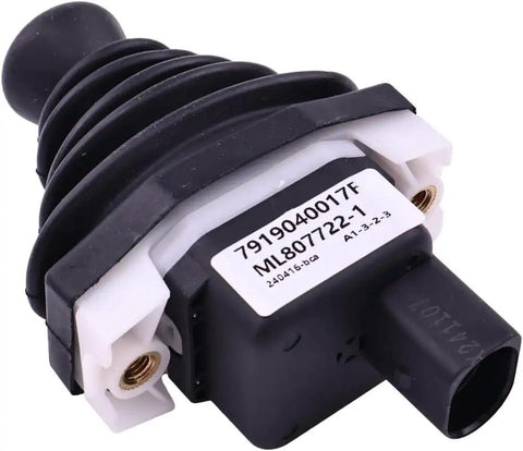 Upgraded Buptop Joystick Handle Controller 7919040017 For Linde Electric Forklift Stacker Pallet Truck Models R10 R25 H50 Black durable joystick detail view.