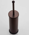 Heavy Duty Bronze Toilet Plunger With Metal Canister Holder And Drip Cup, Quick Dry Finish, Deep Cleaning Power For Bathroom