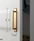 2 Pack 5 Inch Center To Center Champagne Bronze Cabinet Handles With Backplates for modern kitchen drawers installed on cabinet