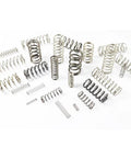 Assorted stainless steel compression springs kit, 200 pcs in 40 sizes for DIY repair projects