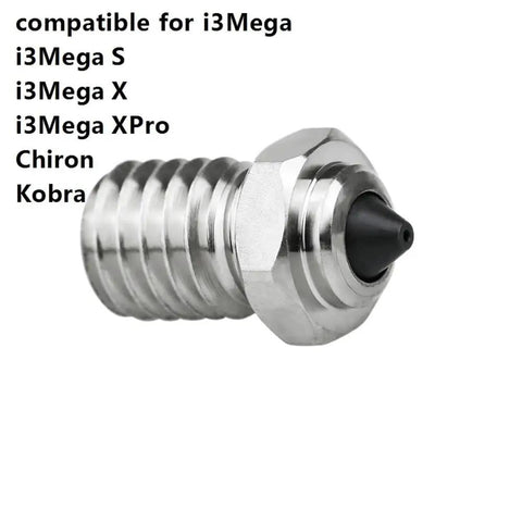 Sick V6 Bimetal High Flow Nozzle For 3D Printers Goes Hard With Smooth Extrusion And Zero Clog Headaches In 0.4Mm 0.6Mm And 0.8Mm Sizes Two Pack Level Up Your Creations Effortlessly Compatible With Popular Desktop Machines