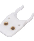 Ultimate Abs Tool Holder Clamp For CNC Engraving Machines Durable High Temp Auto Tool Changer Clip in white with brass inserts