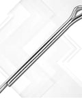 Side view of chrome steel hairpin cotter pin for trailer bearing kits