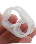 20 Pcs Lab Flow Control Clamps 1/4 To 5/16 Inch White Plastic Adjustable Tube Valves For Precise Liquid Flow Management