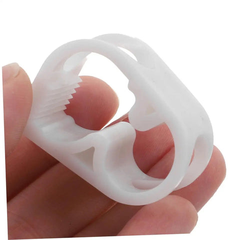 20 Pcs Lab Flow Control Clamps 1/4 To 5/16 Inch White Plastic Adjustable Tube Valves For Precise Liquid Flow Management