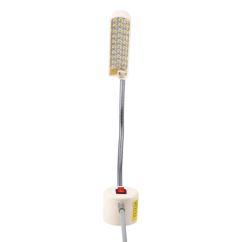 30 Led Industrial Grade Magnetic Work Light for Garage and Professional Workshop with flexible neck and heavy-duty steel base.