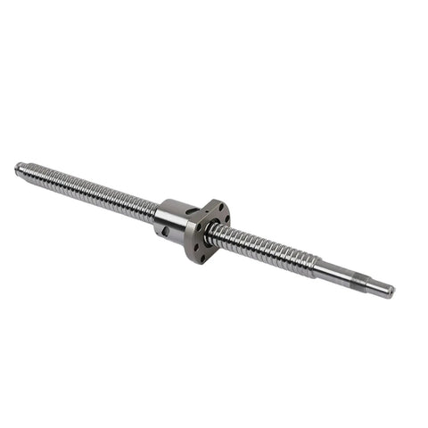 2005 Linear Motion CNC Ball Screw With Anti Backlash Nut 300mm Long 20mm Diameter SFU2005 5mm Lead End Machining