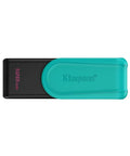 128GB Kingston USB flash drive in black and turquoise, part of Next Level Thunderbolt 5 Smart Dock Multiport Hub bundle.