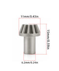 Bevel Gear Replacement For 1 16 And 1 14 Scale RC Cars Front End Drivetrain Gear Set Powder Metallurgy Metal Construction Smooth Power Transfer Maintenance And Tuning Upgrade For Meijiaxin And Other RC Buggies, 11mm