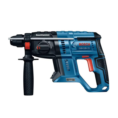 Lightweight 18V Brushless SDS Plus Bulldog Rotary Hammer Bare Tool With Three Quarter Inch Chuck For Drilling And Chipping Concrete