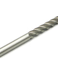 HSS end mill bit, 8mm cutting diameter, 8mm shank, 100mm total length, 4-flute