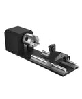 Rotary Cutter and Engraver Attachment With Three Jaw Chuck and Two Phase Stepper Motor for CO2 Laser Engraving Machines 360 Degree View