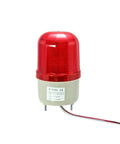 Industrial LED Rotating Strobe Beacon Warning Light For Emergency Use, Electrical Revolving Signal Light, 110 To 220 Volts AC, Red, No Buzzer