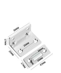 Pack Of 4 Ultra Thin Magnetic Cabinet Catch No Drill Door Latch Invisible Close dimensions illustration