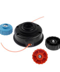 Dual Line Bump Feed Trimmer Head Knob Replacement For ST155 ST165 ST175 ST275 ST285 And Ryobi RY30040A RY30040B Easy Install Fits Weed Eater Style String Trimmers, black plastic