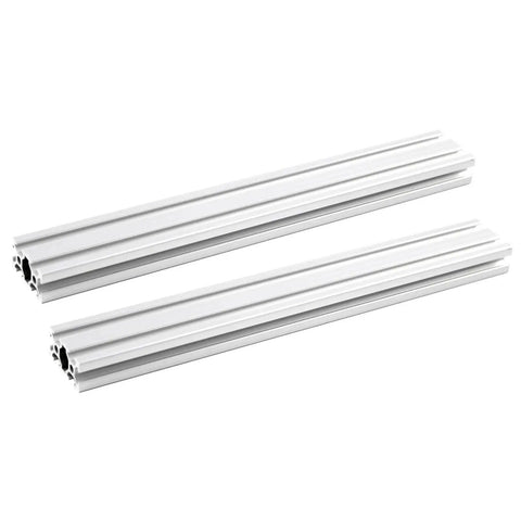 2 Pcs 2040 T-Slot Aluminum Profile Extrusion European Linear Rail For DIY Build Projects and Heavy Duty Fabrication Rigging, 300mm long.