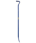 Heavy Duty 42 Inch Steel Wrecking Bar with Rounded 90 Degree End, Nail Pullers, Tri-Lobe Grip For Comfort, Beveled Prying Tips