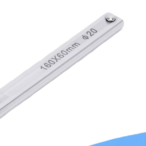 Close-up of a metallic rod with dimensions 160x60mm, used in 5/8 Inch Bench Dog Clamp 2 Pack Quick Ratchet Workbench Clamps