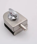 Keyless Glass Door Lock For 10mm To 12mm Glass Doors In Stainless Steel, Floor Latch Bolt Ground Lock For Bathroom And Toilet