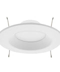 12 Pack 5 Inch And 6 Inch Retrofit Recessed LED Downlights 1300 Lumens Dimmable E26 Quick Connect Color Selectable close-up view