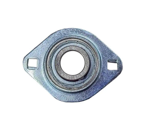 Three Quarter Inch Shaft Axle Bearing With Flanges For Dump Truck Tarp Systems Two Pack Aluminum Pillow Block Bearing close-up top view