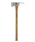 Pulaski Axe 3.5 Lb Forged Steel Head With 35 Inch American Hickory Handle Dual Purpose Grub Hoe And Chopping Blade