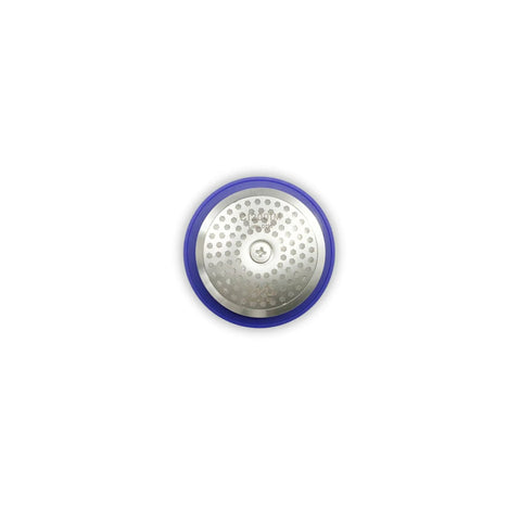 Pro Grade Stainless Steel Shower Kit For Dual Boiler Espresso Machines With IMS screen, silicone gasket top view