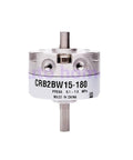 Dual Shaft Single Vane Rotary Actuator Pneumatic Air Cylinder Swing Unit For Heavy Duty Shop Tasks Compact design with dual shafts.