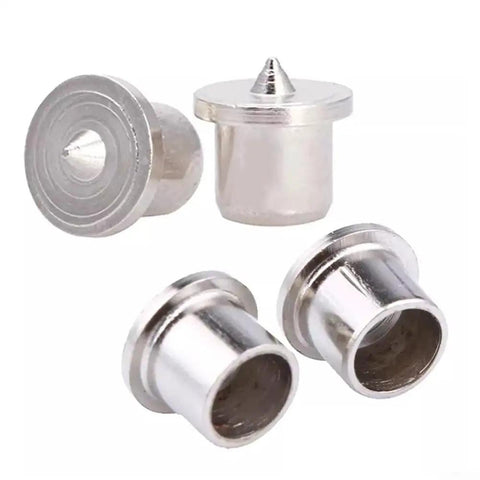 Pro Woodworking Dowel Center Pin Set, 8-Piece, Hollow Chrome Pins in 6mm, 8mm, 10mm, 12mm for precise joinery alignment